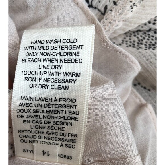 Rebecca Taylor Romantic Flowy Boho Ruffle Hem‎ Silk Blend Mini Dress $395 Sz 14 - Picture 14 of 16